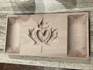 'Love Canada' Flag w Heart -  Dish