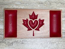 Load image into Gallery viewer, &#39;Love Canada&#39; Flag w Heart -  Dish