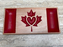 Load image into Gallery viewer, &#39;Love Canada&#39; Flag w Heart -  Dish