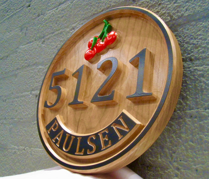 Address Sign with Custom Graphics Model -2 sizes