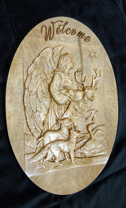 Christmas Angel Plaque