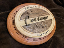 Load image into Gallery viewer, Cribbage Board for the Cottage